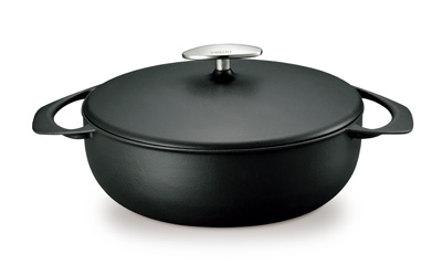 UNILLOY 鋳物ホーロー鍋 浅型 24cm マットブラック (3.2ℓ)
“UNILLOY” Casserole Shallow 24cm Matt black (3.2ℓ)