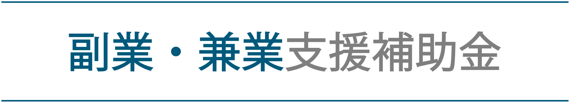 副業・兼業支援補助金